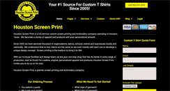 Desktop Screenshot of houstonscreenprint.com