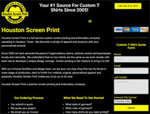 Tablet Screenshot of houstonscreenprint.com